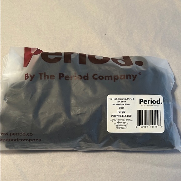 The High Waisted Period In Cotton For Medium Flows - Picture 1 of 14